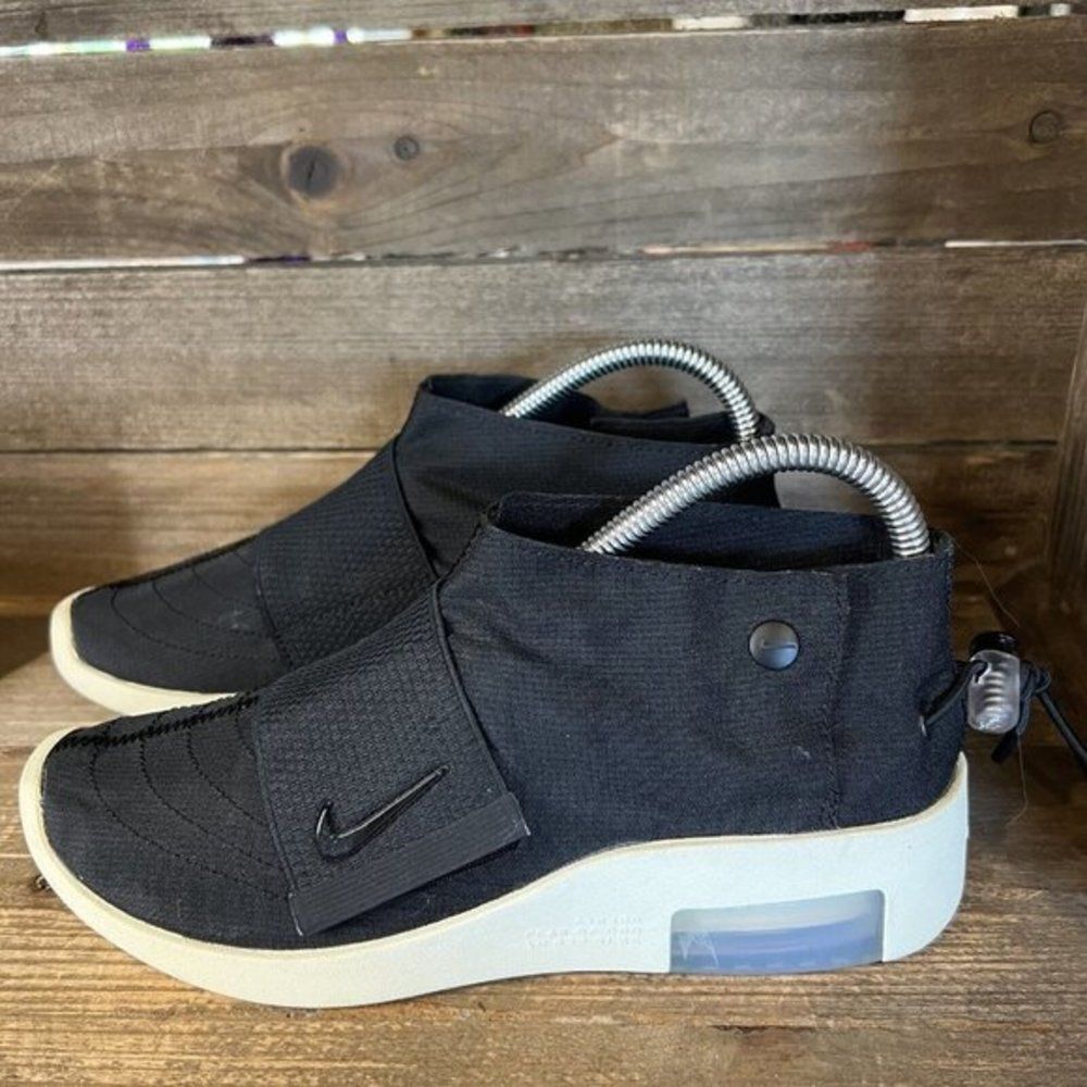 Womens Nike Fear Of God Moccasin Black Athletic Shoes Sneakers Size 6.5 M Guc View 2